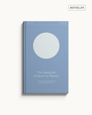 The Intentional Productivity Planner: Daily Planner