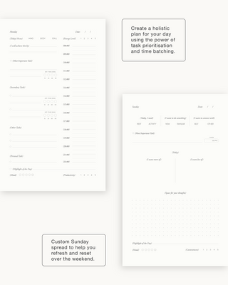 The Intentional Productivity Planner: Daily Planner